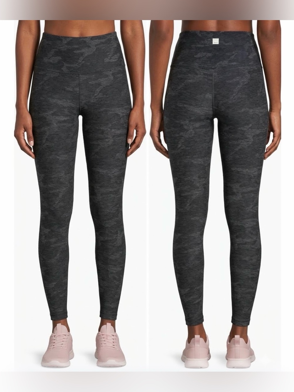 Vuori Clean Elevation 7/8 Leggings Women's Medium Charcoal Grey Camo EUC